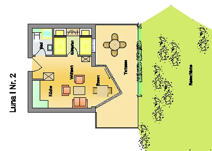 Luna-wohnung-2 Lejlighed Sankt Peter-Ording